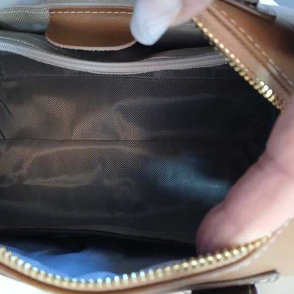 Tan Leather Dream Satchel - Picture 6 of 12